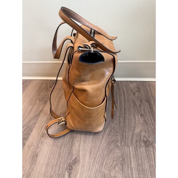 LODIS TAN NATURAL LEATHER Purse Catalina Backpack Medium Size Leather main image 6